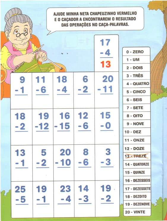 atividade infantil  2JPG 1 - Conto de fadas matemática