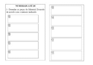 3 300x212 - Atividades de Matemática - Numerais e Dezenas