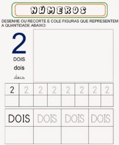 Apostila Numeros   Parinho feio 3 247x300 - Atividade com os números de 1 a 10