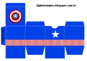 caixa cubo com corte 300 A4 capitao america 300x212 - Projeto: Nós somos os Super-Humanos!