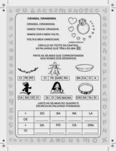 CIRANDA DAS SÍLABAS VOLUME 5 SEM PROTEÇÃO0011 230x300 - Atividades para trabalhar as Sílabas: Apostila com mais de 80 atividades